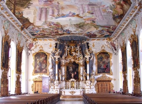 Ingolstadt Asamkirche innen
